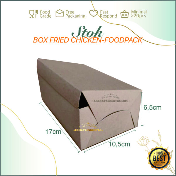 Box Dus Fried Chicken / Box Ayam Goreng geprek/  Foodpack Murah STOK - Image 2