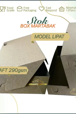 Dus box martabak kraft coklat